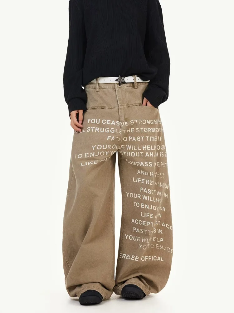 Jeans Pantaloni Baggy