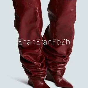 Stivle alto arricciato donna