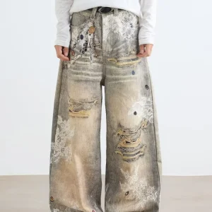 Baggy Jeans stampato