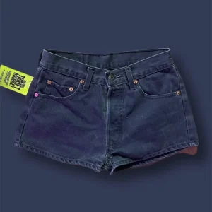Shorts levis jeans vintage black tg 28