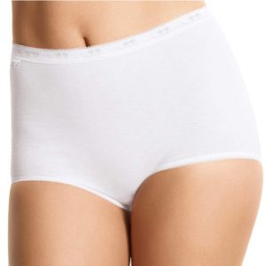 Sloggi Donna Slip Maxi Sloggi Basic Confezione Da 3 1 Gratuito Taglia 50 Bianco