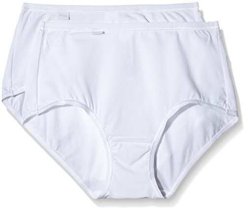 Sloggi – Evernew Slip Maxi, Pantaloni Donna, Weiß, 46