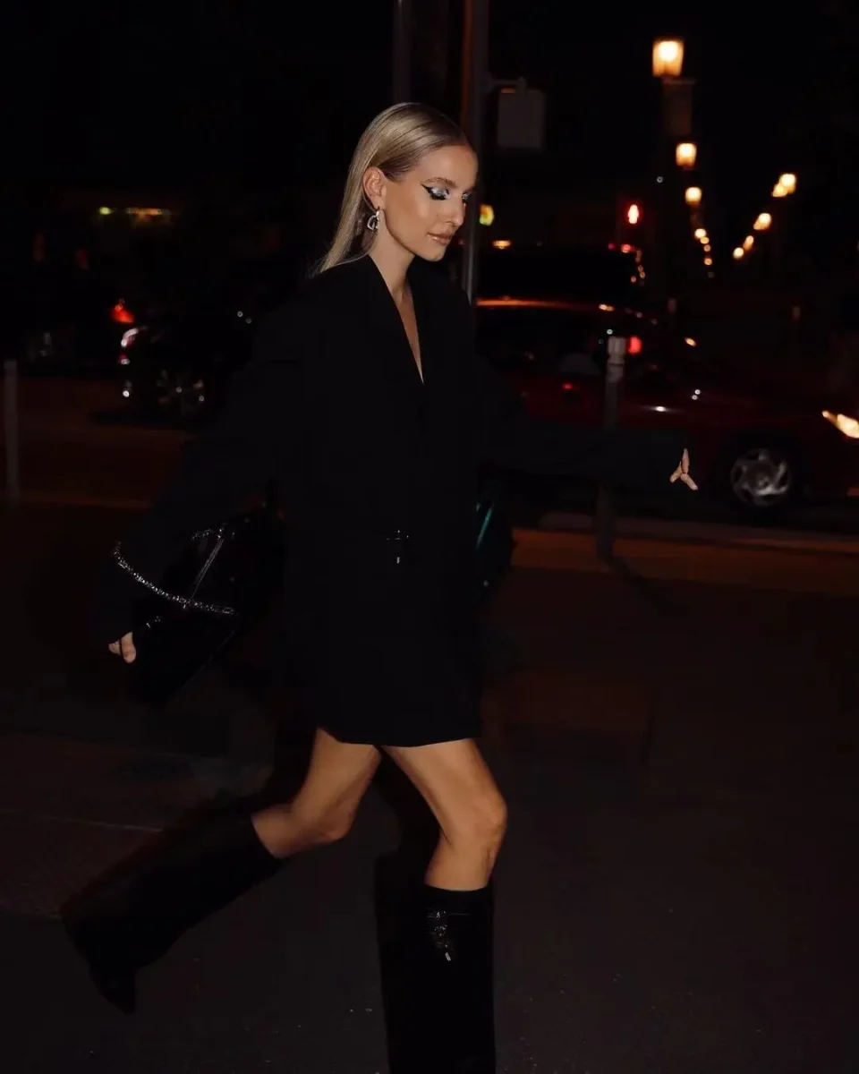 Stivale Lucchetto oversize Shark ecopelle lux best quality - immagine 4