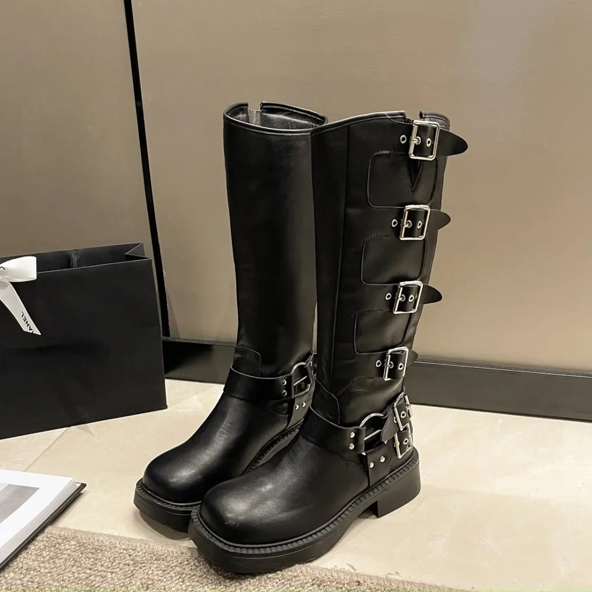 Stivale ecopelle fibie donna - immagine 9