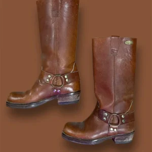 Stivale pelle vintage tg 36 1/2