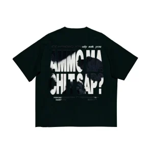 T-Shirt "AMMO" CHI'T'SAP Black/Cow Grey