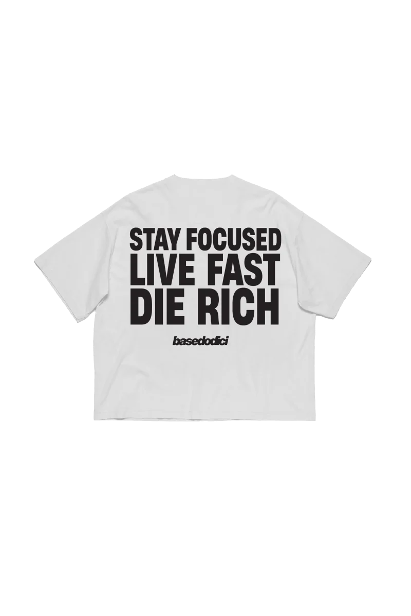 T-Shirt “THECRUISE” StayFocused White - immagine 3