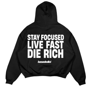 Hoodie “THECRUISE” StayFocused Black