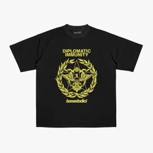 T-Shirt "WORLD TOUR" Diplomatic Immunity Black