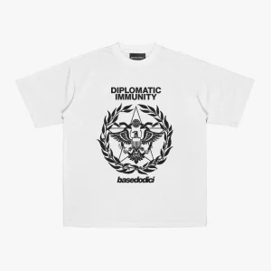 T-Shirt "WORLD TOUR" Diplomatic Immunity White