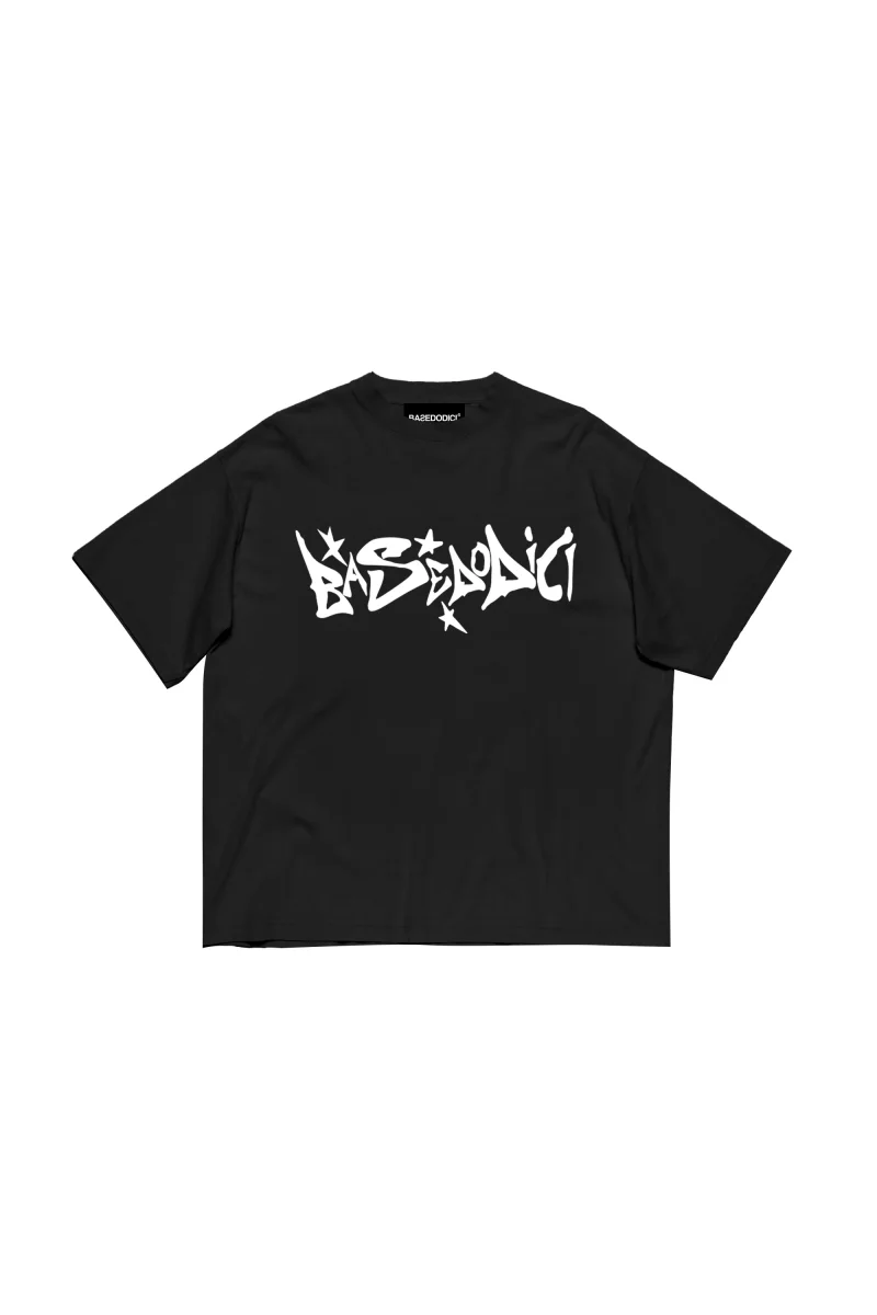 T-Shirt “THEICON” Graffiti Black - immagine 2