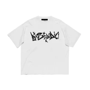 T-Shirt “THEICON” Graffiti White