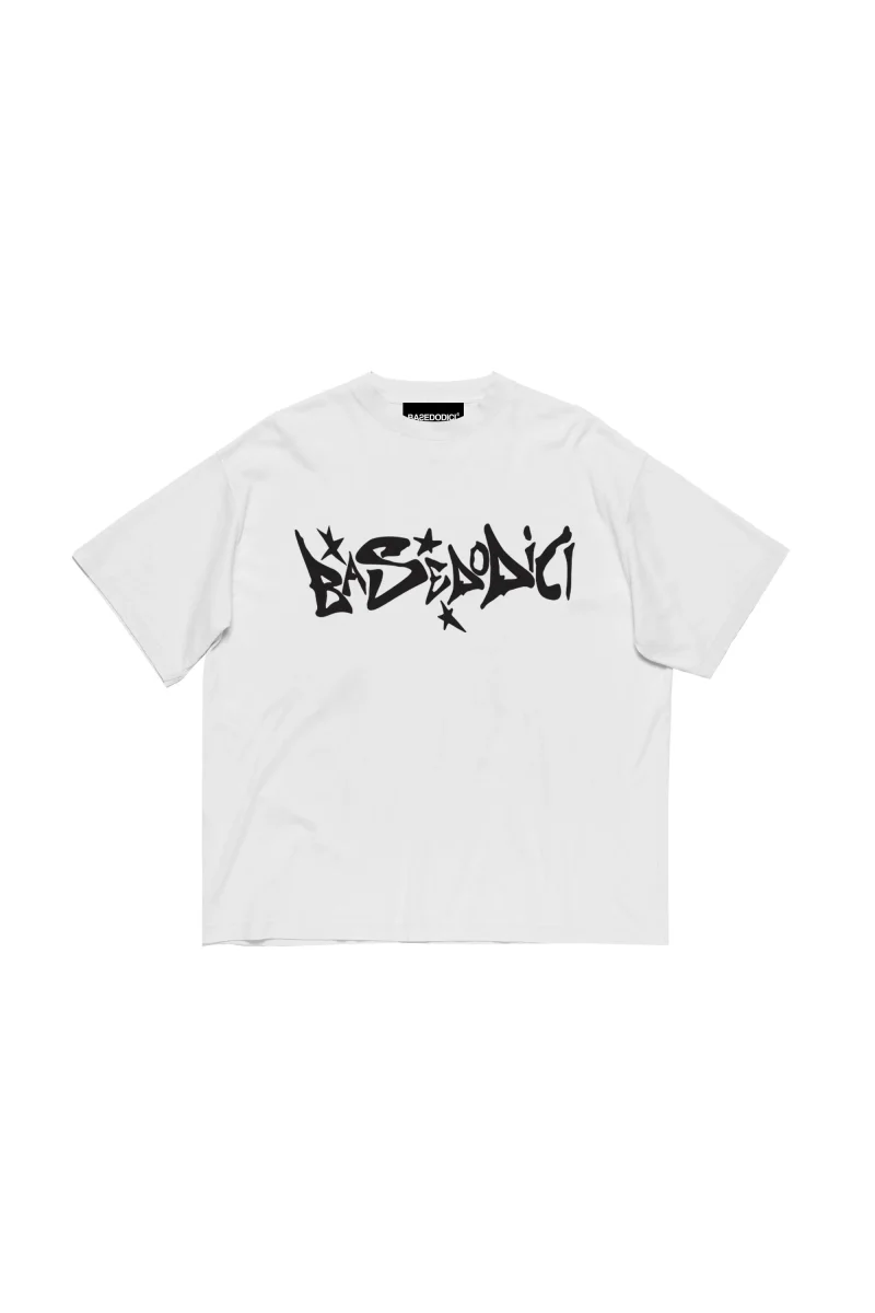 T-Shirt “THEICON” Graffiti White