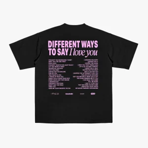 T-Shirt "VALENTINE" iLoveYou Black