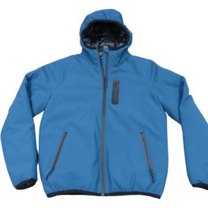 TREZ giubbotto uomo invernale con cappuccio mod Gregg col Avio scuro