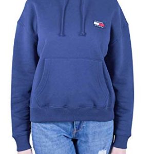 Tommy Jeans Donna – Felpa Oversize in Cotone Blu – Taglia XS