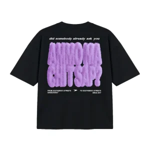 T-Shirt "AMMO" CHI'T'SAP Black/FurryPink