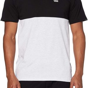 Vans Colorblock Tee T-Shirt, Multicolore (Ash Heather/Black Rp5), X-Small Uomo