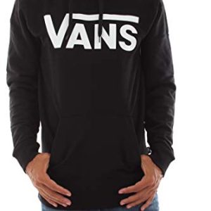 Vans MN Classic PO Hoodie II Felpa, Nero (Black-White Y28), S Uomo