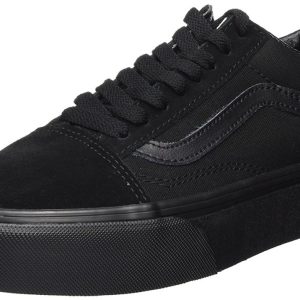 Vans Old Skool Platform, Sneaker Donna, Nero Black Bka