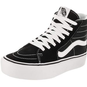 Vans Sk8 Hi Platform Scarpa Black/True sneakers alte donna Nere
