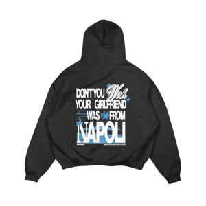 Hoodie “WISHYOUR” Girlfriend Black
