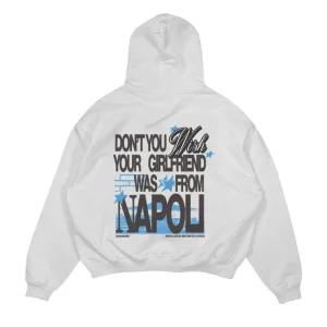 Hoodie “WISHYOUR” Girlfriend White