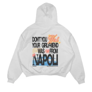 Hoodie “WISHYOUR” Girlfriend White/Multi