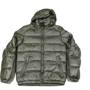 YES ZEE piumino uomo con cappuccio J855O100 verde