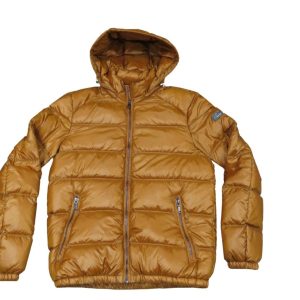 YES ZEE piumino uomo con cappuccio J855O100 arancio