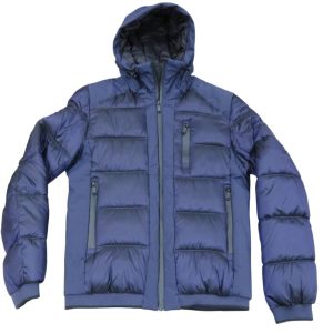 YES ZEE piumino uomo con cappuccio J870O100 blu