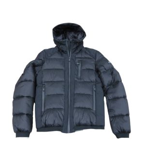 YES ZEE piumino uomo con cappuccio J870O100 nero