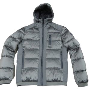 YES ZEE piumino uomo con cappuccio J870O100 verde salvia