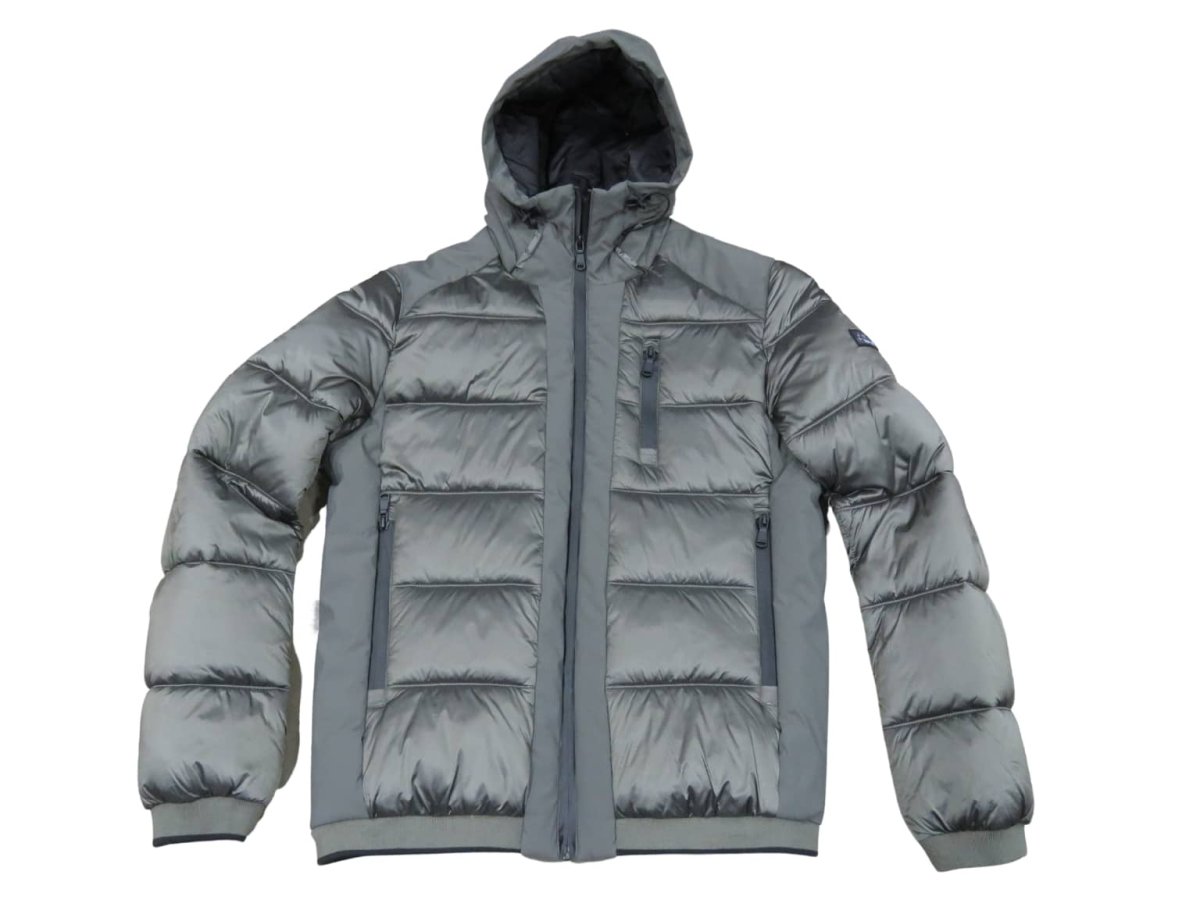 YES ZEE piumino uomo con cappuccio J870O100 verde salvia - immagine 2