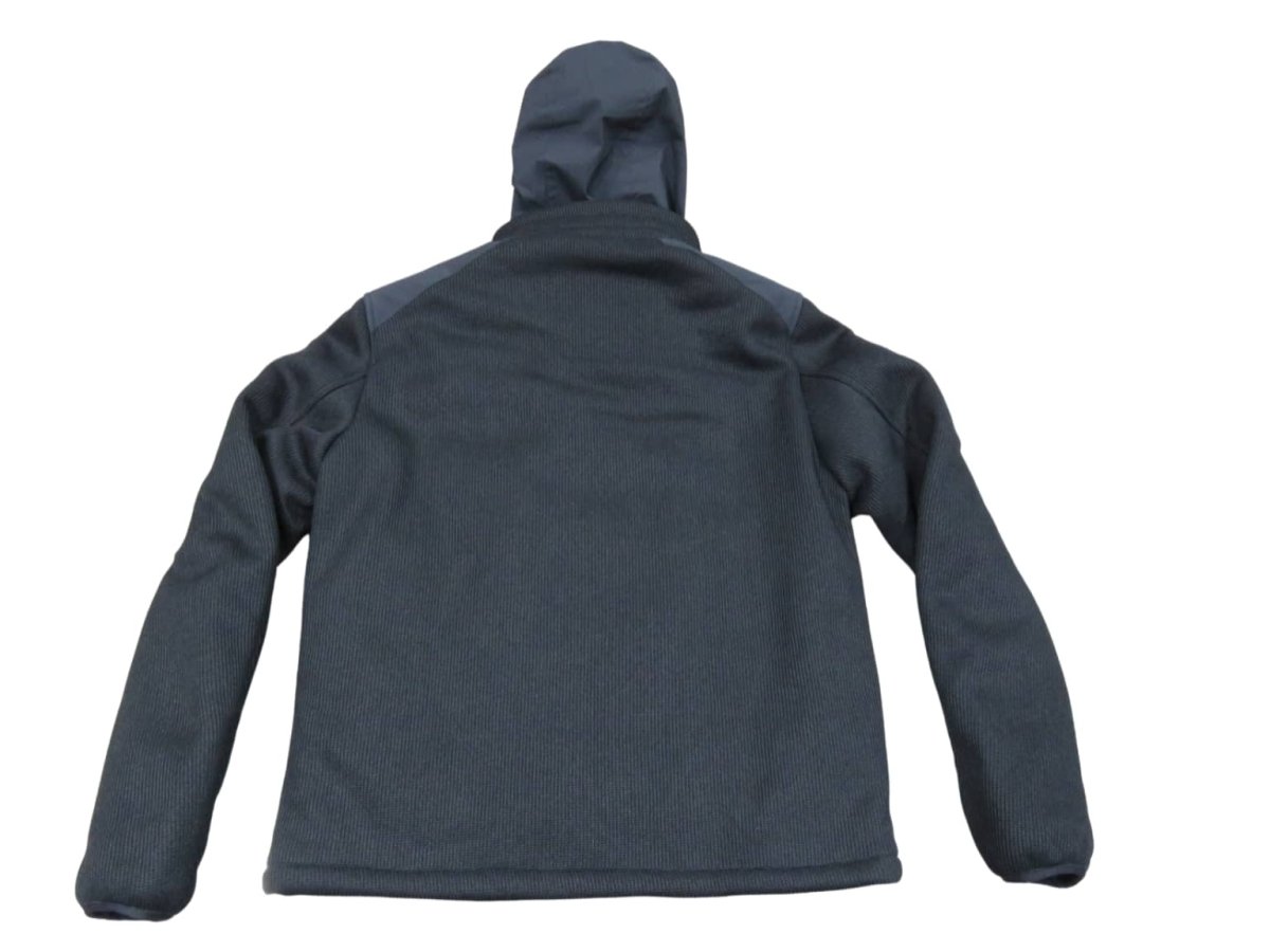 YES ZEE giubbotto uomo in tessuto con cappuccio e finto gilet staccabile J841Q500 col nero - immagine 3