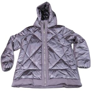 YES ZEE giubbino donna lungo e nylon O008O100 col lilla