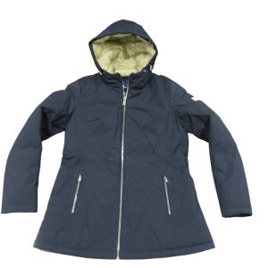 YES ZEE giubbino donna lungo con cappuccio tessuto soft shell O088Q400 col nero