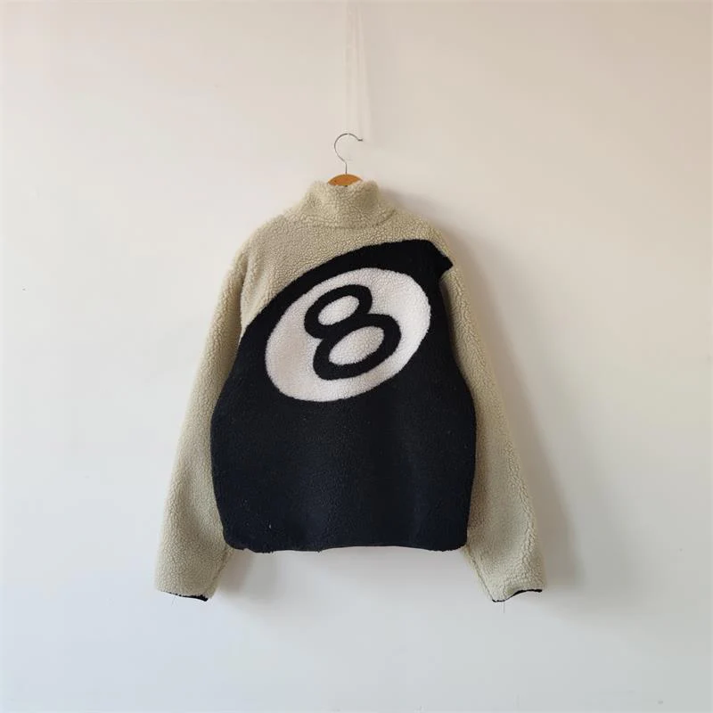 Casual Loose Two-sided Lamb Wool Jacket - immagine 9