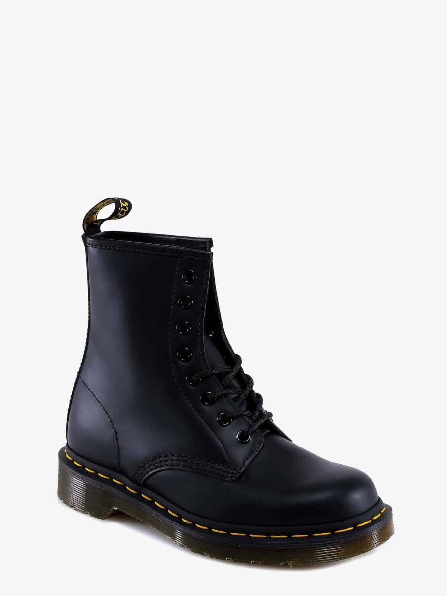 Scarpa anfibio unisex Dr. Martens colore nero 1460 Smooth 11822006 - immagine 5