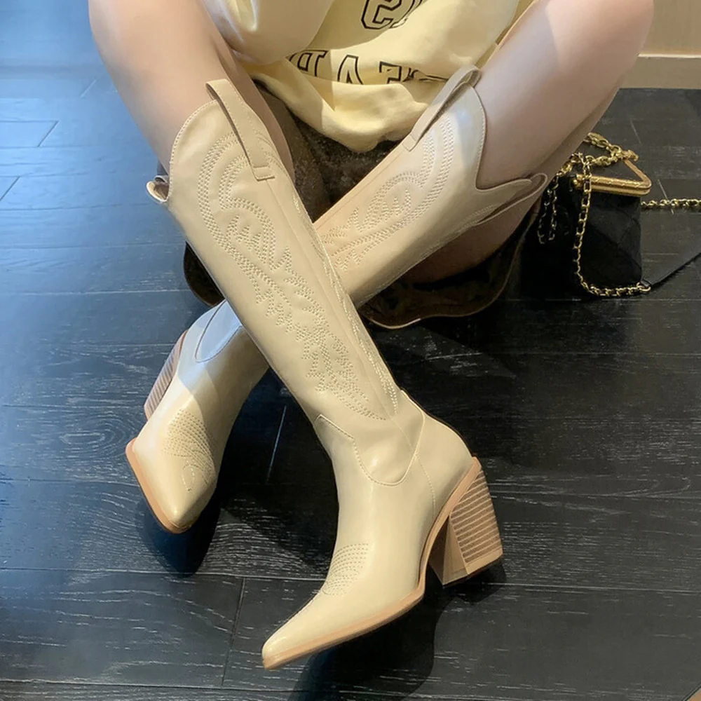 Sitvale Western Cowboy camperos ricamato pelle - immagine 4