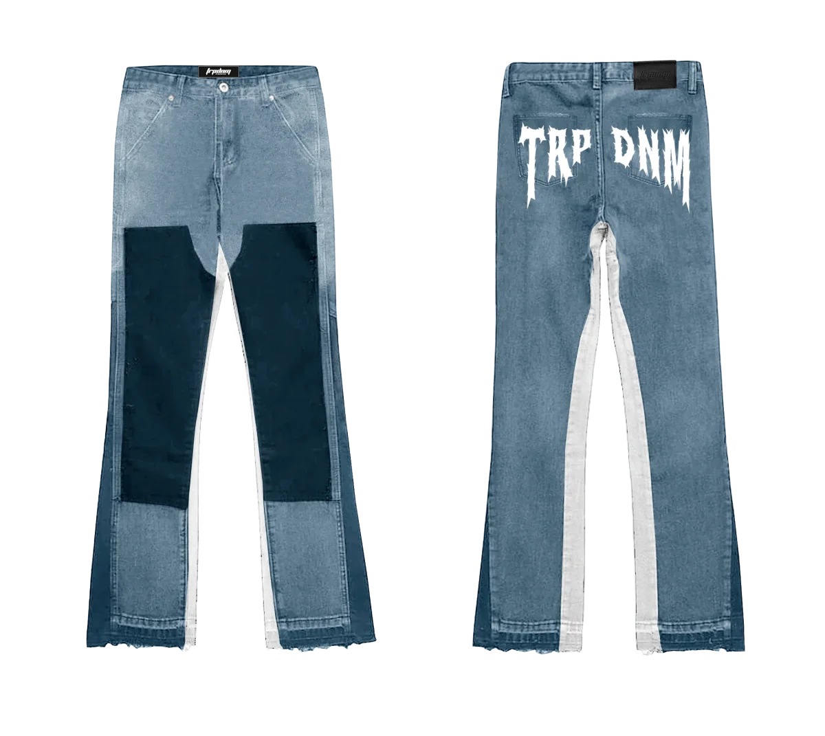 Double knee flare denim "IGNIS" collection - immagine 3