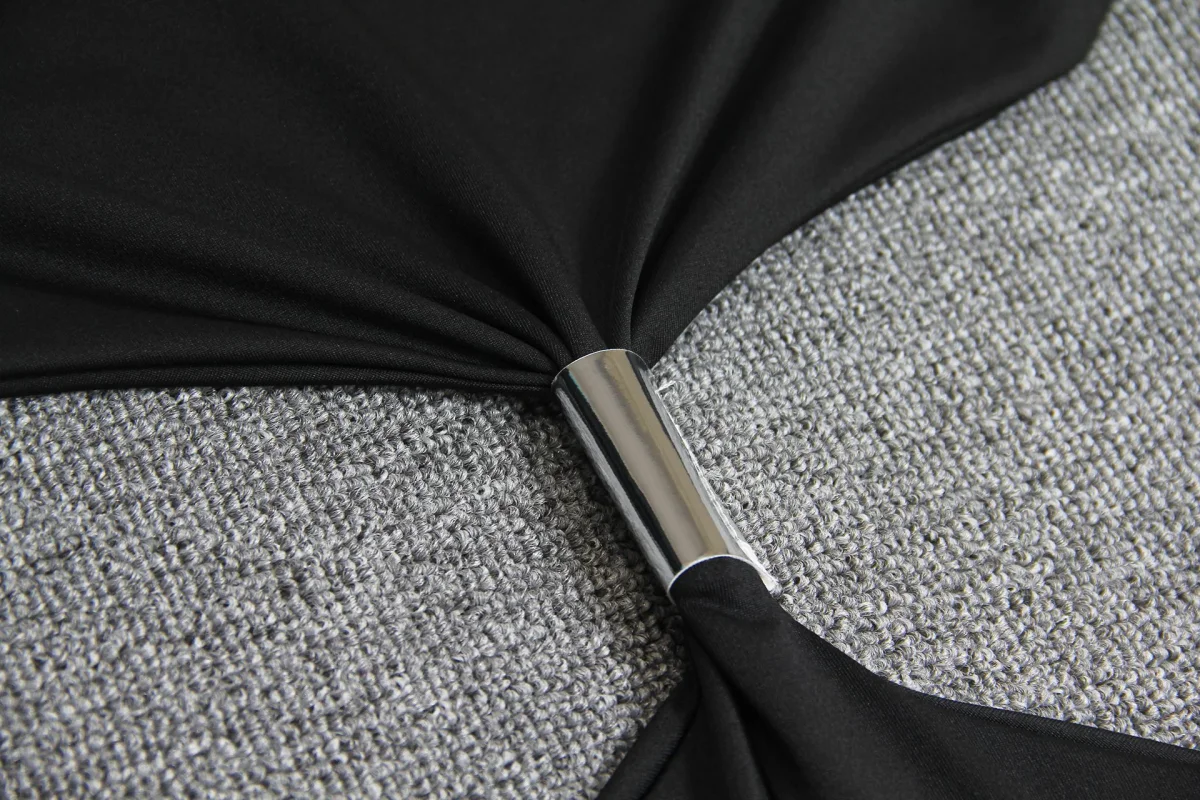 Abito lungo scollato donna - immagine 8