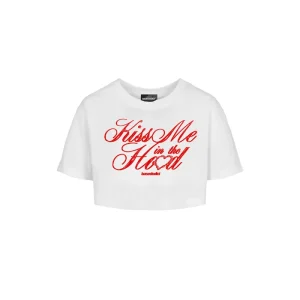 Baby Tee “FLASHCAPSULE” KISSME White
