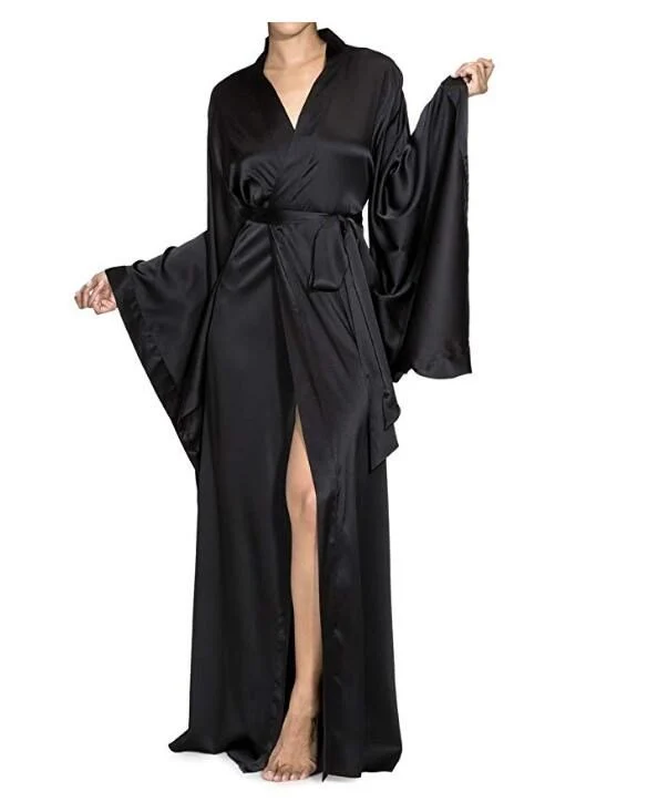 Fashion Nightwear One-piece Satin Bridesmaid Bathrobe - immagine 5