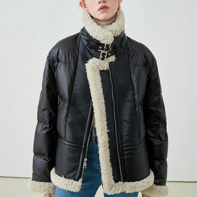 Lamb New Small Thick Warm Bread Jacket - immagine 5