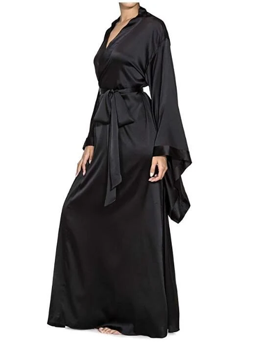 Fashion Nightwear One-piece Satin Bridesmaid Bathrobe - immagine 7
