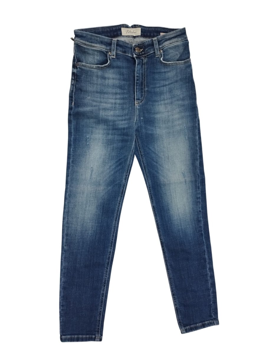 Jeans Fifty Four, pantalone donna , modello MIRED JB22 col denim scuro , 99% cot 1 % elast