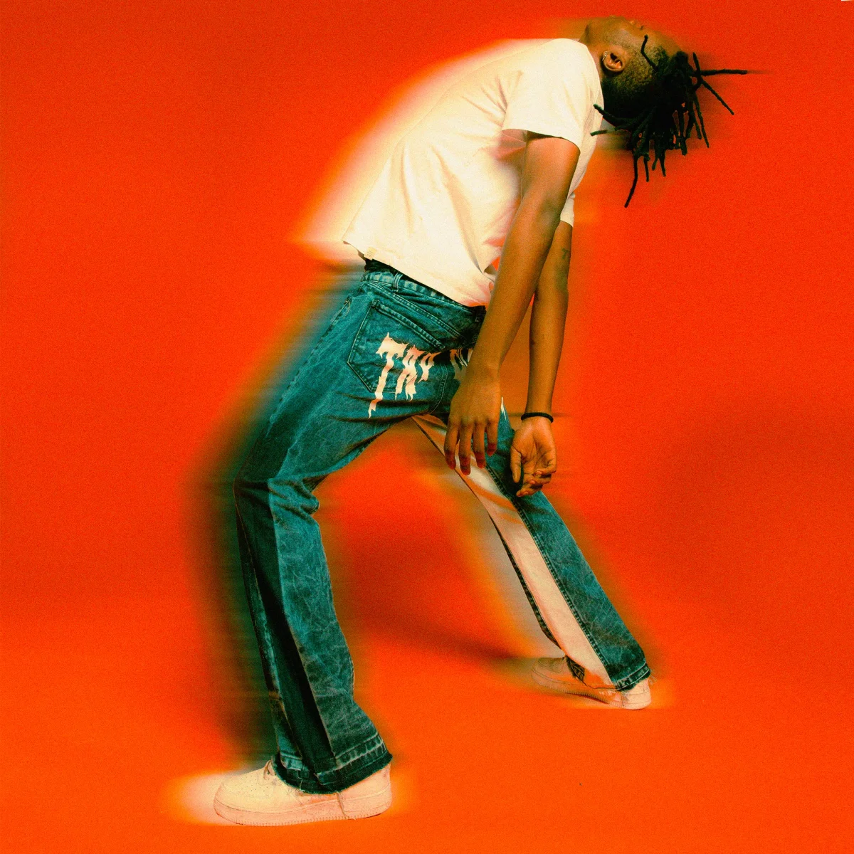 Double knee flare denim "IGNIS" collection - immagine 4