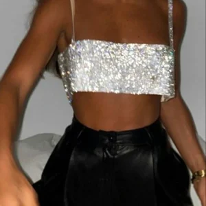 Bright Diamond Sleeveless Sling Top luxury