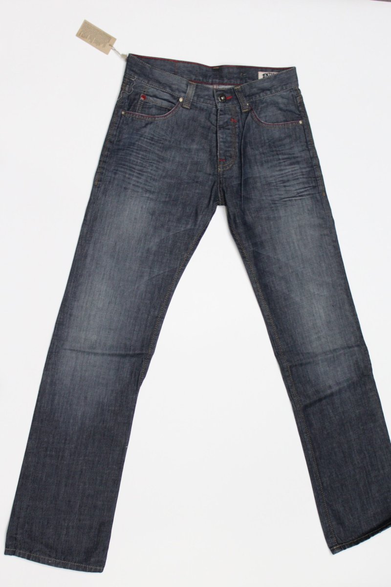 Jeans pantalone uomo rifle 90001-38NCR blu denim tg 30 (46) chiusura bottoni - immagine 5